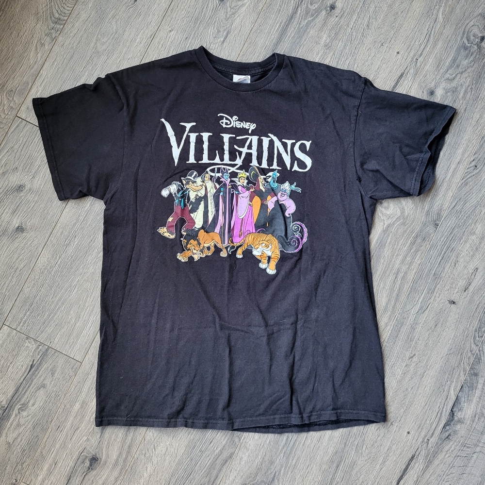 Disney Villains T-shirt Black {Large} - Picture 1 of 5